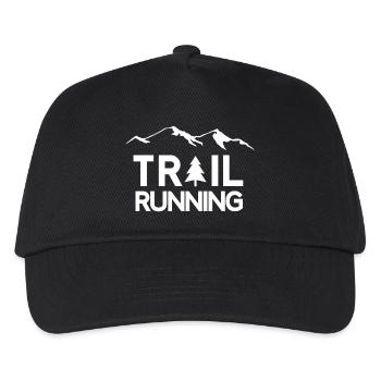 Trail Running - Kids’ Baseball Cap - black - Front