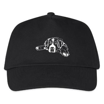 Berner Sennenhund - Kinder Basecap - Schwarz - Vorne