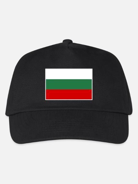 Bulgarien Flagge - Kinder Basecap - Schwarz