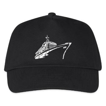 Bateau de croisière Navire de croisière Luxe - Casquette de baseball Enfant - noir - Devant