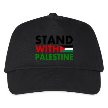 Stand with palestine - Kids’ Baseball Cap - black - Front