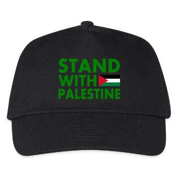 Stand with palestine - Kinder Basecap - Schwarz - Vorne
