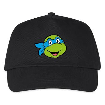 Teenage Mutant Ninja Turtles Leonardo Kostüm - Kinder Basecap - Schwarz - Vorne