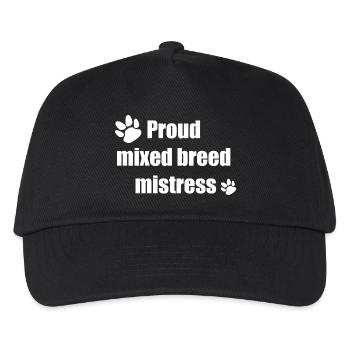 hundesprüche frauen, MixedBreed mistress - Kinder Basecap - Schwarz - Vorne