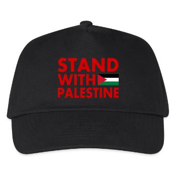 Stand with palestine - Kids’ Baseball Cap - black - Front