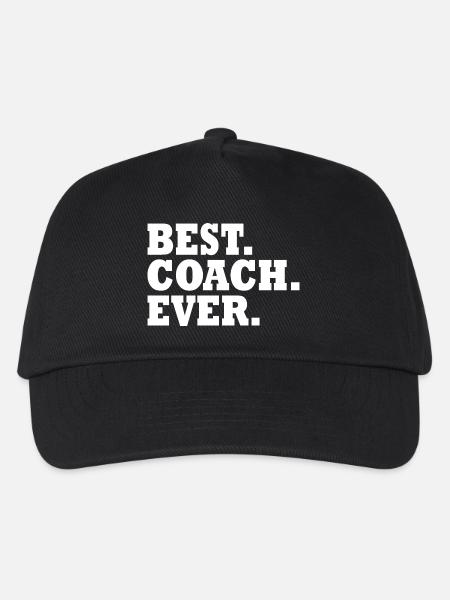 Best coach ever - Kinder Basecap - Schwarz