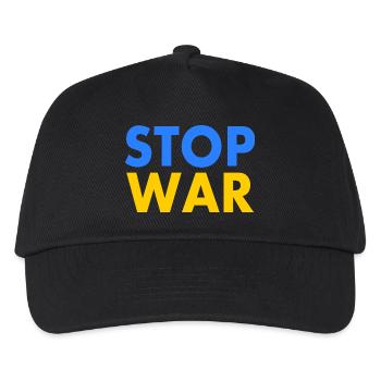 Stop war - Casquette de baseball Enfant - noir - Devant