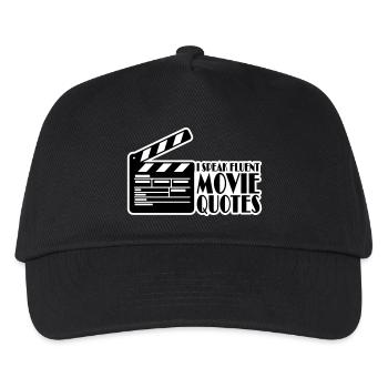 speak fluent movie quotes - Kids’ Baseball Cap - black - Front