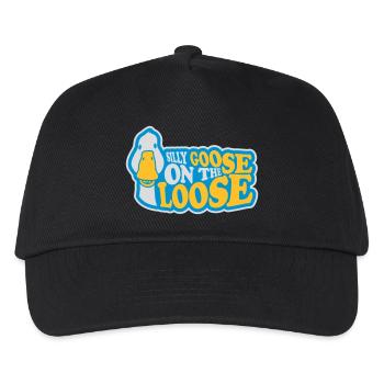 goose on the loose - Kids’ Baseball Cap - black - Front