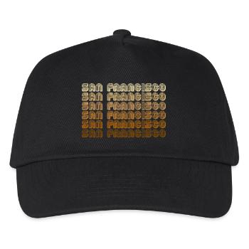 San Francisco Californie - Casquette de baseball Enfant - noir - Devant