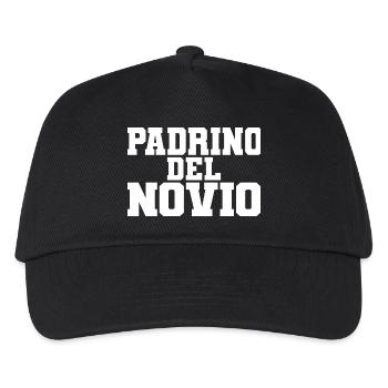 Padrino del Novio Groom's Best Man Wedding Gift - Kids’ Baseball Cap - black - Front