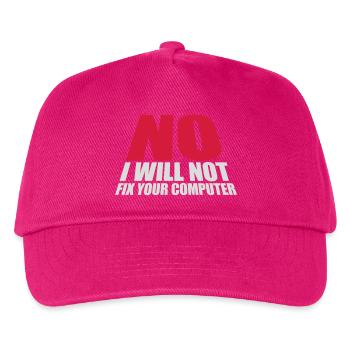 not fix your computer - Kids’ Baseball Cap - fuchsia - Front
