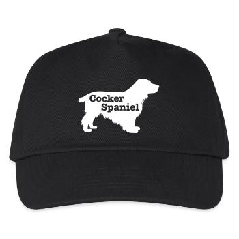 Cocker Spaniel - Kinder Basecap - Schwarz - Vorne