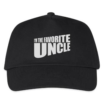 im the favorite uncle - Kinder Basecap - Schwarz - Vorne