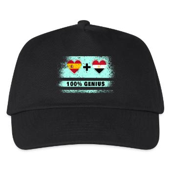 L’Espagne et l’Egypte draguent 100% de génie - Casquette de baseball Enfant - noir - Devant