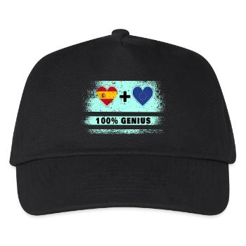 L’Espagne et l’Europe drasent 100% génie - Casquette de baseball Enfant - noir - Devant