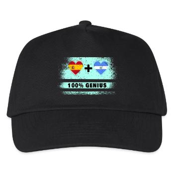 L’Espagne et le Salvador drapeaux 100 % géniaux - Casquette de baseball Enfant - noir - Devant