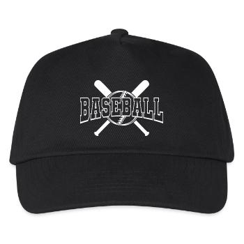 Baseball - Kinder Basecap - Schwarz - Vorne