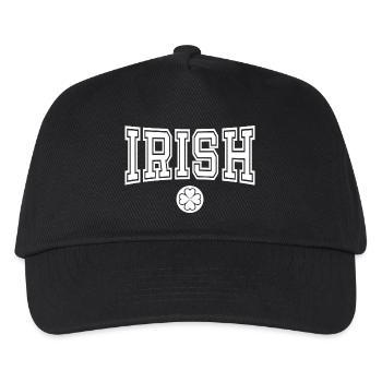 St. Patrick's Day Geschenk Kleeblatt Männer, Frauen, Kinder - Kinder Basecap - Schwarz - Vorne