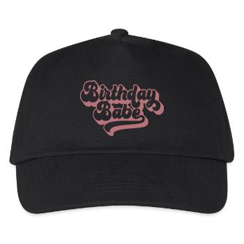 Anniversaire Babe Matching Group Cadeau de fête d’anniversaire - Casquette de baseball Enfant - noir - Devant