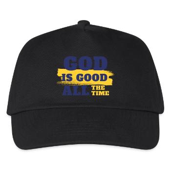 Inspirational Faith Quote Design - Kids’ Baseball Cap - black - Front