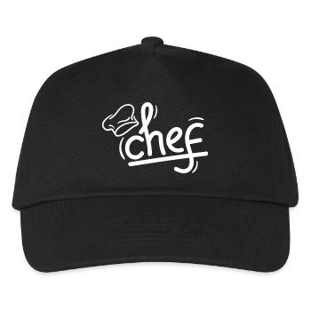 Küchenchef 2 - Kinder Basecap - Schwarz - Vorne