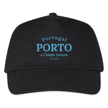 Porto a Cidade Invicta Logo - Kids’ Baseball Cap - black - Front