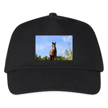 Horse Horse Poster - Kids’ Baseball Cap - black - Front