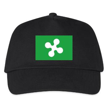Lombardei Italien - Kinder Basecap - Schwarz - Vorne