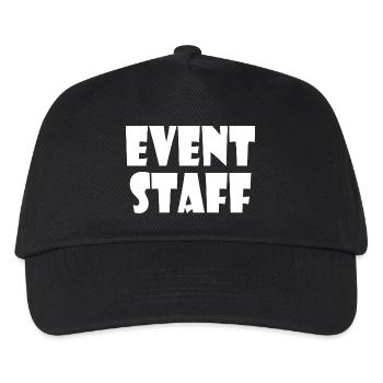 Event staff - Kinder Basecap - Schwarz - Vorne