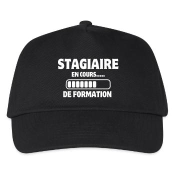 stagiaire, formation, apprenti - Casquette de baseball Enfant - noir - Devant