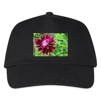 Dahlia, Fleur, Fleur Rouge - Casquette de baseball Enfant - noir - Devant