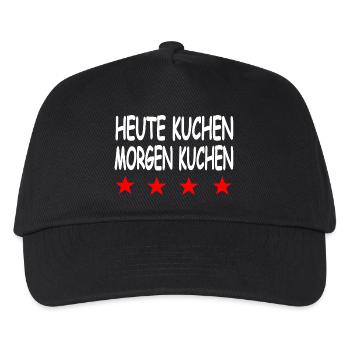 Cake - Kids’ Baseball Cap - black - Front