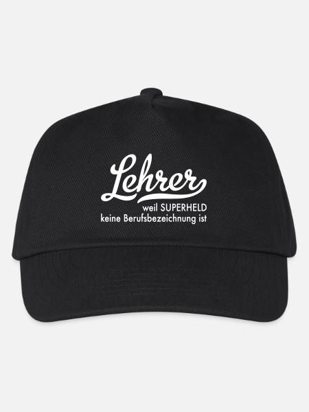 Lehrer - Kinder Basecap - Schwarz