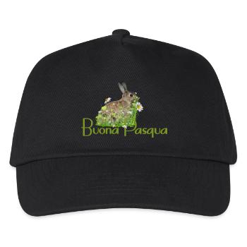 Frohe Ostern - Kinder Basecap - Schwarz - Vorne