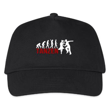 Evolution Tanzen - Kinder Basecap - Schwarz - Vorne