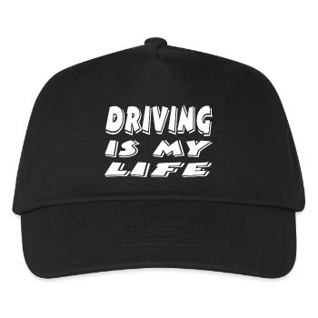 Auto - Kinder Basecap - Schwarz - Vorne