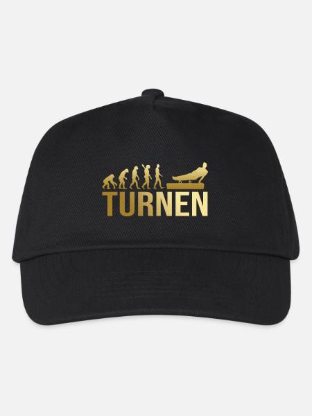 Evolution Turnen - Kinder Basecap - Schwarz