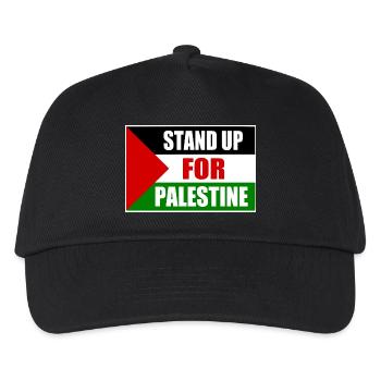stand up for palestine - Kids’ Baseball Cap - black - Front