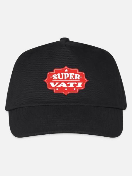 SUPER VATI - Kinder Basecap - Schwarz