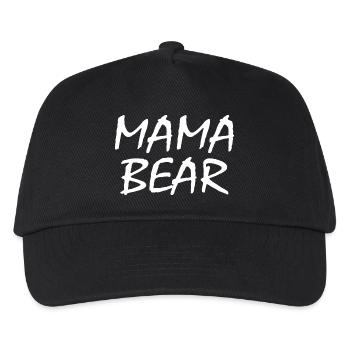 Mama bear - Kinder Basecap - Schwarz - Vorne