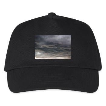 Dunkle Wolkenformationen im Sturm - Kinder Basecap - Schwarz - Vorne
