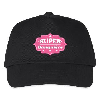 SUPER Banker - Kinder Basecap - Schwarz - Vorne