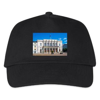 Börse bei Gustaf Adolfs torg Schweden Göteborg - Kinder Basecap - Schwarz - Vorne