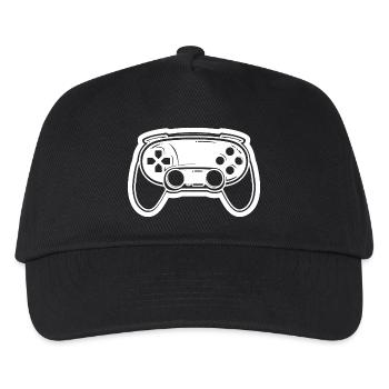 Video Game Controller Drawing - Kids’ Baseball Cap - black - Front