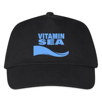 VITAMIN SEA - Kids’ Baseball Cap - black - Front