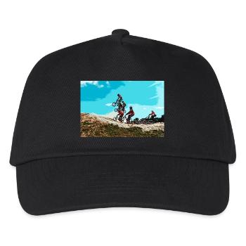 BMX - Kids’ Baseball Cap - black - Front