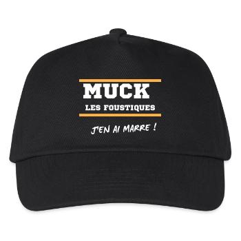 Muck The Crazy - Kids’ Baseball Cap - black - Front
