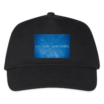 Strahle von innen. - Kinder Basecap - Schwarz - Vorne