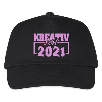 2021 - Kinder Basecap - Schwarz - Vorne